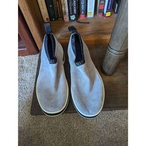 Stuart Weitzman Womens Dove Tail Blue Grey Suede Sneakers shoes Size 9.5